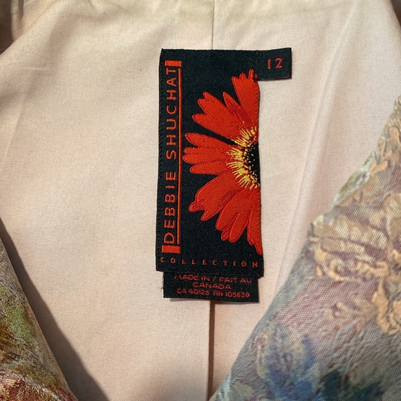 Debbie Shuchat Collection Pink Floral Jacket - Picture 11 of 16